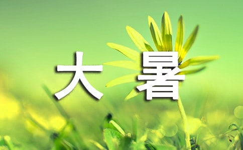 大暑文案短句580句